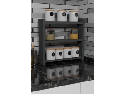 Помощна етажерка за кухня FD-CTKS4010 (антрацит) Помощна етажерка за кухня FD-CTKS4010 (антрацит)